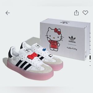 Popular Adidas Hello Kitty Sambae sneakers! NWT size 8.5 women’s